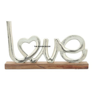 Sculpture en fer artisanale, artisanat métallique, décoration de table bicolore, sculpture abstraite et géométrique moderne, maison - Product Image 5