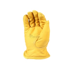 High Quality Cow Hide Leather Work <b>Gloves</b> with Aramid Fabric Liner Wholesale Truck Driver Mechanic Safety <b>Gloves</b> - Product Image 4