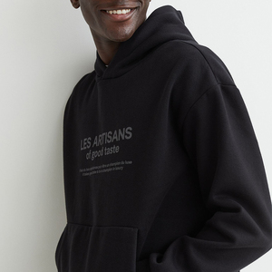 Sudaderas con Capucha de Invierno Gruesas y Resistentes al Desgaste, de Poliéster/Algodón de 370 Gramos, con Impresión Digital de Logotipo Personalizado de Alta Calidad para Hombre - Product Image 3