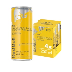 Compra RedBull Tropical, Paquete de 12 Latas de 250ml, Bebida Energética, Ideal para Minoristas, Distribuidores y Empresas, Productos de Alta Demanda - Product Image 4