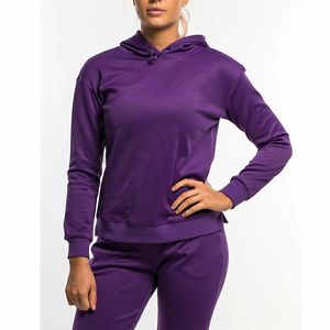 Sudadera con Capucha Casual de Alta Calidad al por Mayor, Sudadera de Manga Larga de Algodón con Estampado Personalizado/Bordado para Mujer - Product Image 1