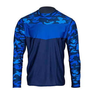 Vente en gros 2025 chemise de pêche personnalisée 100% polyester à manches longues sublimation t-shirt séchage rapide respirant homme vêtements - Product Image 1