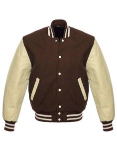 Veste en cuir sur mesure OEM avec broderie, patchs en chenille, veste d'hiver universelle avec motif de lettres - Product Image 1