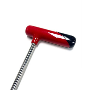 Vorlent Edition Double Bend Reverse Round Tip PDR Tools Varillas de reparación de abolladuras sin pintura Acero de resorte blanco 10mm x 70cm - Product Image 2