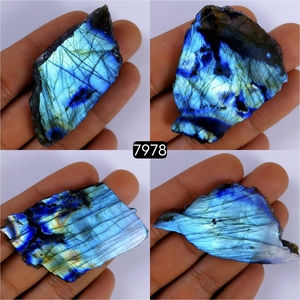 Venta al por mayor de labradorita natural, rebanada de losa, piedra curativa, labradorita, piedra preciosa áspera para decorar - Product Image 2