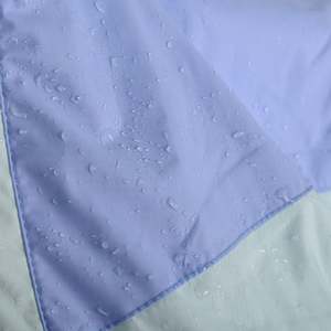 FHOH Chaqueta impermeable Gortex larga de estilo suelto informal para mujer Reversible con capucha de cuello levantado a prueba de viento transpirable tallas ml - Product Image 3