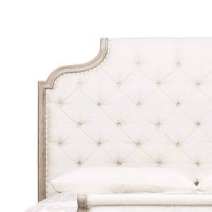 Nouveau Design de lits de Style français en bois massif de teck couleur blanche pour meubles de chambre et meubles de villa - Product Image 5