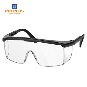 Kacamata pengaman mata PPE, kacamata tahan cipratan, harga murah