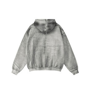 New Custom <b>Vintage</b> Washed <b>Zip</b> <b>up</b> <b>Hoodie</b> Oversized Streetwear <b>Hoodie</b> Blank Wholesale <b>Zip</b> <b>Hoodie</b> - Product Image 6