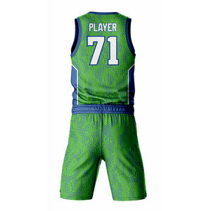 Maillots sans manches de vêtements de sport en polyester d'équipe de basket-ball avec ensemble d'uniformes de short ensembles de vêtements de basket-ball respirants pour adultes - Product Image 3
