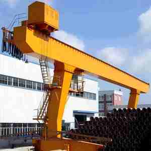 رافعة جسرية أحادية العارضة على شكل حرف L مع محرك PLC وصندوق تروس، ارتفاع منخفض، سعة 5-32 طن للمستودعات وساحات الشحن - Product Image 2