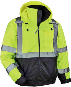 Chaquetas de Trabajo de Alta Visibilidad con Logotipo Personalizado, Chaquetas de Seguridad de Invierno de Alta Visibilidad, Chaquetas de Seguridad Reflectantes, Chaqueta Acolchada Reflectante - Product Image 4