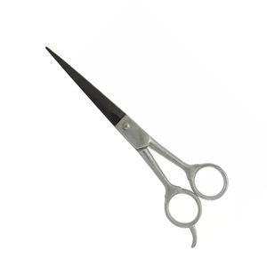 Vente en gros de ciseaux à moustache Ciseaux de salon de beauté Ciseaux de coupe de cheveux à barbe avec repose-doigt fixe pour les utilisations en salon - Product Image 2