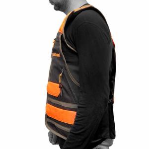 Gilet da caccia arancione kaki