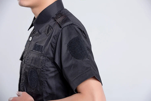 Uniformes de manga larga de gran tamaño para hombre, materiales para exteriores, guardia de seguridad, venta al por mayor, uniformes de seguridad de manga larga - Product Image 2
