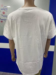 Camiseta blanca de punto de poliéster/algodón Personalizable Color y tamaño Impreso Ecológico Casual Manga corta Hecho EN LA India - Product Image 6