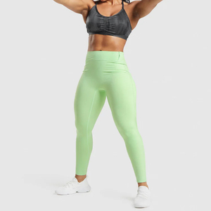 Nouveau modèle Leggings de yoga pour femmes en matériaux de qualité supérieure, faciles à utiliser de façon décontractée, leggings de yoga à taille élastique avec logo personnalisé - Product Image 4