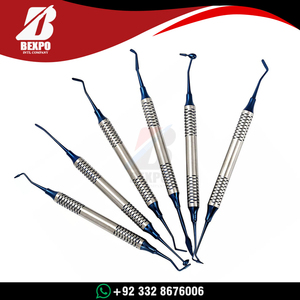 Best-Selling Dental Composite Filling Tools Composite Filling Amalgam Flat <b>Titanium</b> Coated 2.9mm Dental Set Surgical Instruments - Product Image 3