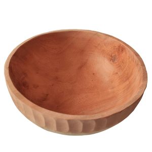 Bol en bois élégant fait à la main, parfait pour la salade, les collations, la cuisine et la décoration intérieure contemporaine - Product Image 3