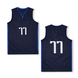 เสื้อบาสเก็ตบอลแบบ unisex ระบายอากาศได้ดี สวมใส่สบาย ซับเหงื่อได้ดี พร้อมกางเกงขาสั้น  รับสกรีนโลโก้ด้วยเทคนิค Sublimation มีไซส์พลัสไซส์ให้เลือก - Product Image 4