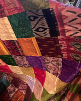 Meilleur rideau décoratif indien vintage bohème hippie en coton, fait main, patchwork, léger, couleur personnalisable