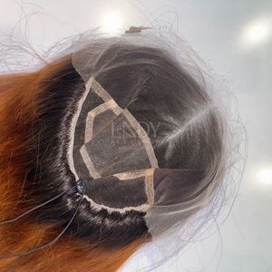 Perruque entièrement en dentelle de haute qualité, cheveux fins de bébé, texture ondulée, couleur naturelle, perruques en cheveux humains vietnamiens - Product Image 2