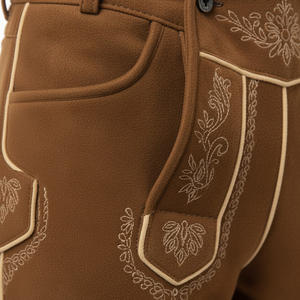 Pantalones Cortos Lederhosen Bávaros Auténticos Personalizados, Ropa Tradicional Alemana para el Oktoberfest, Ropa Única para el Oktoberfest para Hombre - Product Image 5