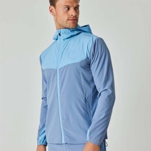 <b>Men's</b> Retro Two-Tone Windbreakers - High-Quality and Stylish Color-Block <b>Jackets</b> for Casual and Outdoor Wear - Product Image 4