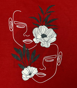 Camiseta con estampado de pegatinas para mujer 100% algodón diseño de pegatinas personalizables Logotipo de Color - Product Image 2