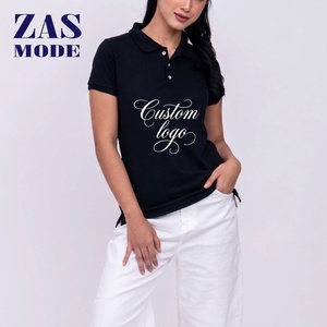 T-shirt décontracté en coton à séchage rapide personnalisé, polos pour femmes, chemises de golf avec évacuation de l'humidité, taille US, livraison rapide - Product Image 1