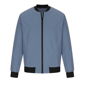 Wholesale Custom Logo Appliques Anti-Bacterial Men's Winter Cotton <b>Baseball</b> <b>Bomber</b> <b>Jacket</b> Stand Collar Flight Style Coated - Product Image 6