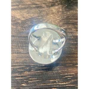 Handmade Boho Royston Turquoise & Sterling <b>Silver</b> <b>Ring</b> Navajo Made <b>Statement</b> Piece for Everyday Wear IGI Certified Size 8.5 - Product Image 5