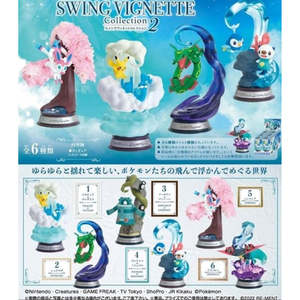 ReMent Pokemoned Swing Vignette Collection V2, Cajas Selladas a Granel, 6 Figuras de Resina, Material de Animación Japonesa, Embalaje Original, Edades 7-12 - Product Image 1