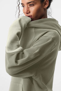 Nouvelle arrivée en usine pull surdimensionné pour femmes sweat à capuche polaire d'hiver grande taille respirant prix de gros sweat à capuche pour femme - Product Image 4