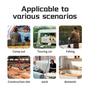 Batería de iones de litio con salida de CA y USB tipo C de 300W, soporte de emergencia para acampar, estación de energía portátil para el hogar - Product Image 6