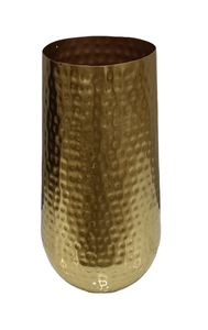 Proveedor de fábrica: Jarrón moderno de metal para decoración del hogar, jarrones de aluminio fundido en oro antiguo para bodas y fiestas - Product Image 4