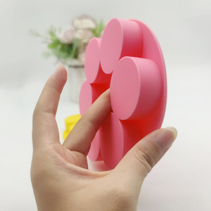 Molde de silicona para gomitas de grado alimenticio de dibujos animados circulares personalizados color personalizado caramelo Chocolate fruta cubitos de hielo pastel moldes de silicona - Product Image 4