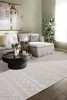 Tapis scandinave en polyester de qualité supérieure, tissage plat, hauteur de pile 6 mm, écologique, antidérapant, adapté aux animaux domestiques, durable, vente en gros