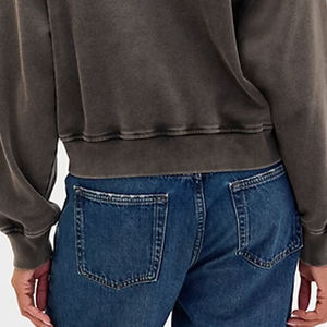 Sweat-shirt pour femme à col rond, coupe ample, confortable, avec logo personnalisé, prix avantageux pour les acheteurs en gros, design 2026 - Product Image 6