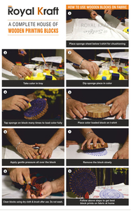 ตราประทับไม้พิมพ์ลายแบบคละแบบ Royal Kraft (ชุด 25 ชิ้น) - Product Image 4