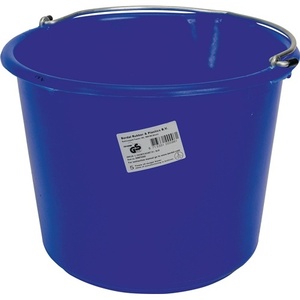 GRIPLINE C 20L Crane-Liftable Construction Bucket <b>TV</b>-GS Certified Blue Plastic - Product Image 3