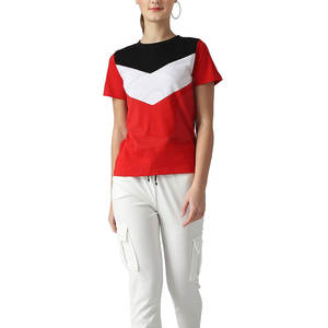 Diseñe su propio producto Camisetas de mujer hechas de algodón Último diseño Street Wear Camisetas de mujer - Product Image 5