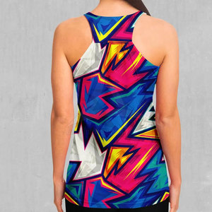 Débardeur de course pour femme, respirant, décontracté, impression par sublimation personnalisée, 100% coton, taille personnalisée - Product Image 2