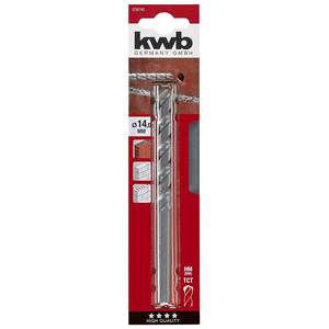 Foret à maçonnerie Kwb 14 mm avec tige cylindrique 039740 Produit pour travaux de béton et de maçonnerie - Product Image 1