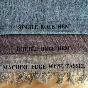 Écharpes et châles traditionnels en coton et mousseline de soie pour femmes musulmanes SIDDIQUI HOSINEX - Longueur longue, motif uni, coupe-vent, respirant - Product Image 6