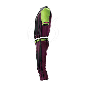 Design personnalisé uniforme de baseball respirant de haute qualité pour hommes dernier style ensemble de vêtements de sport à vendre - Product Image 3