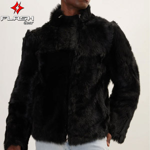 Premium Reversible Toscana <b>Shearling</b> Genuine Leather High Street <b>Jacket</b> Black Outerwear Style Comfort Windproof & Breathable - Product Image 4