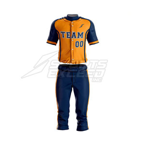 Uniforme de Béisbol Personalizado con Logotipo Propio, Transpirable, Impreso, para Adultos - Alta Calidad, 100% Poliéster, Tallas y Colores Personalizables - Product Image 1