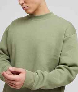 Sweat-shirt pour homme à manches longues, col rond, coupe ajustée, en molleton 100% coton, impression sérigraphique personnalisée de style haut de gamme, vente en gros - Product Image 5