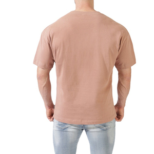 Camiseta deportiva personalizada de 100% algodón para hombre, de secado rápido de manga corta Camiseta deportiva, diseño liso, estilo formal, ajuste Extragrande - Product Image 3